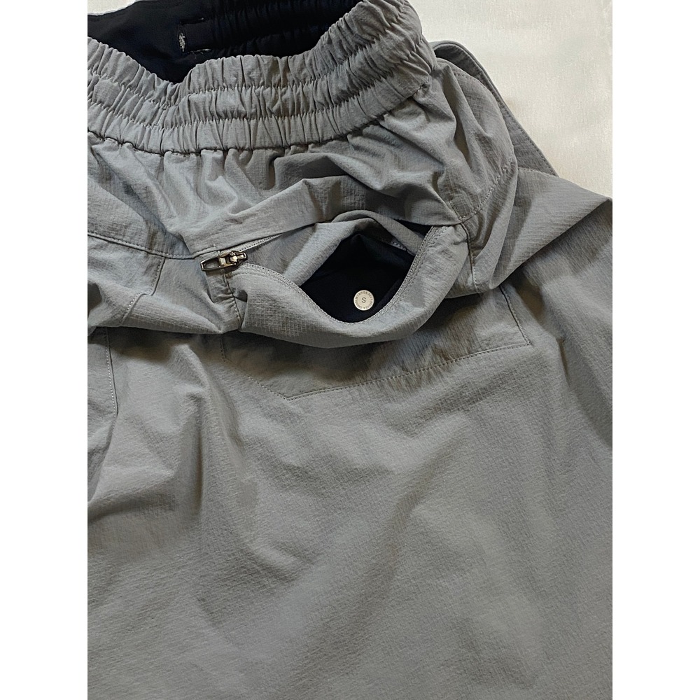 Lululemon Lab Mens Grey Ripstop Utility Shorts Size S Drawstring Athletic - Picture 4 of 9